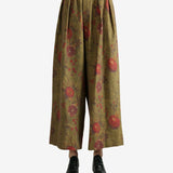 Tan pants worn by a person, showing the pants' fit