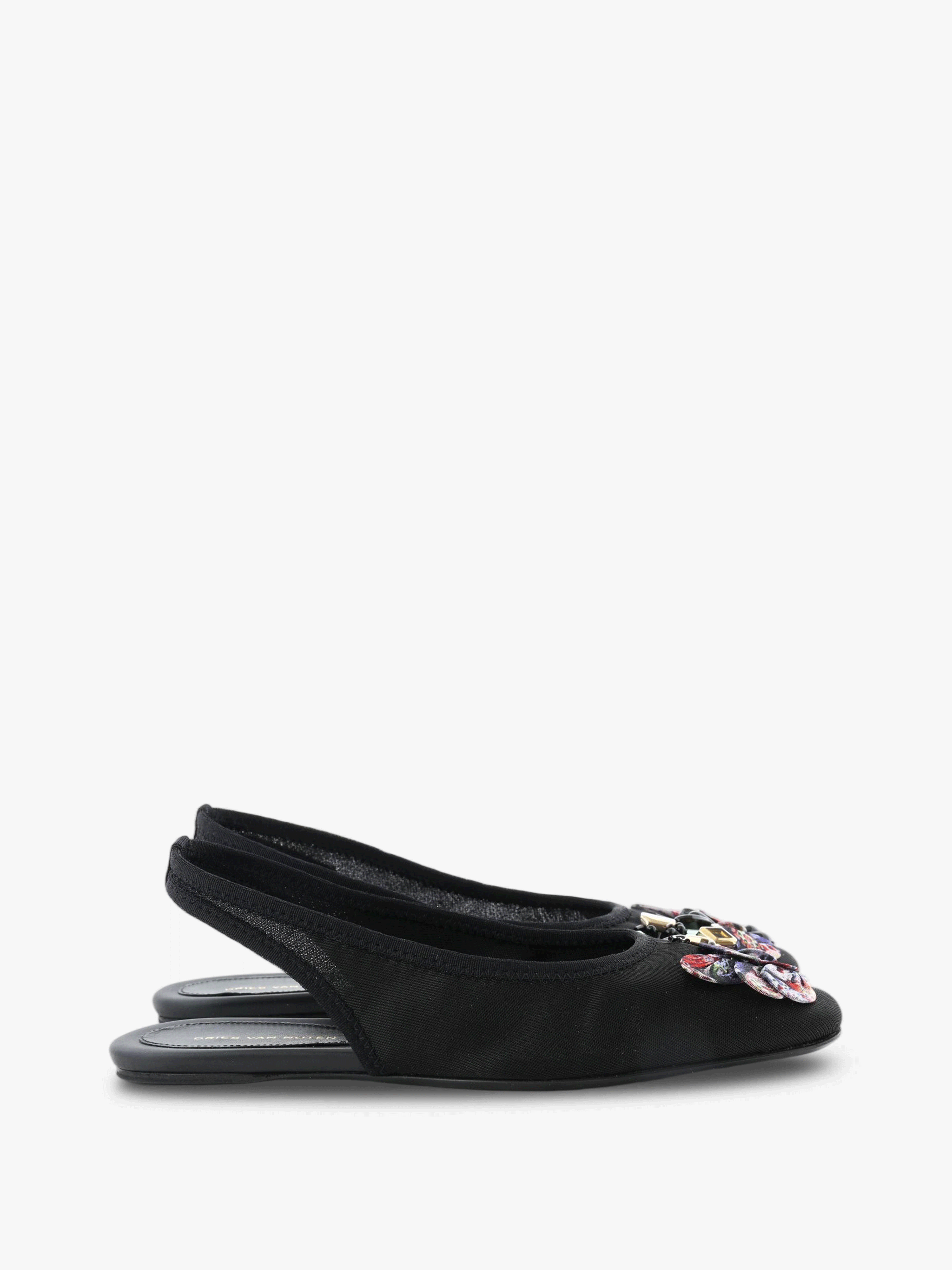 Black shoes, side view