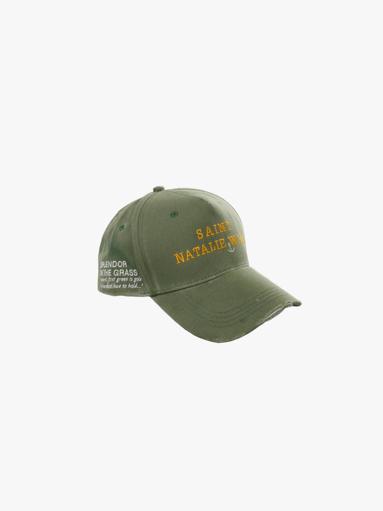 Green Hat , side view