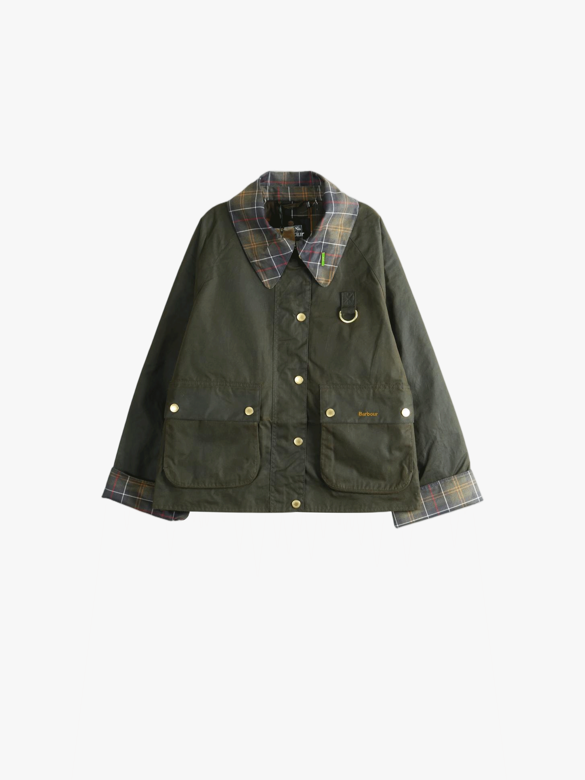 Green jacket, front view