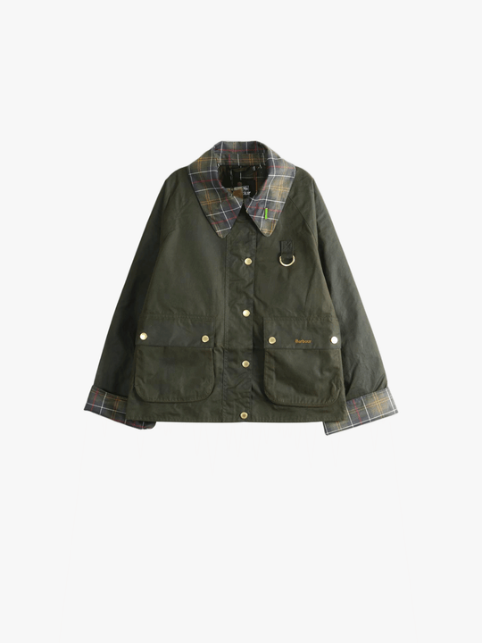 Green jacket, front view