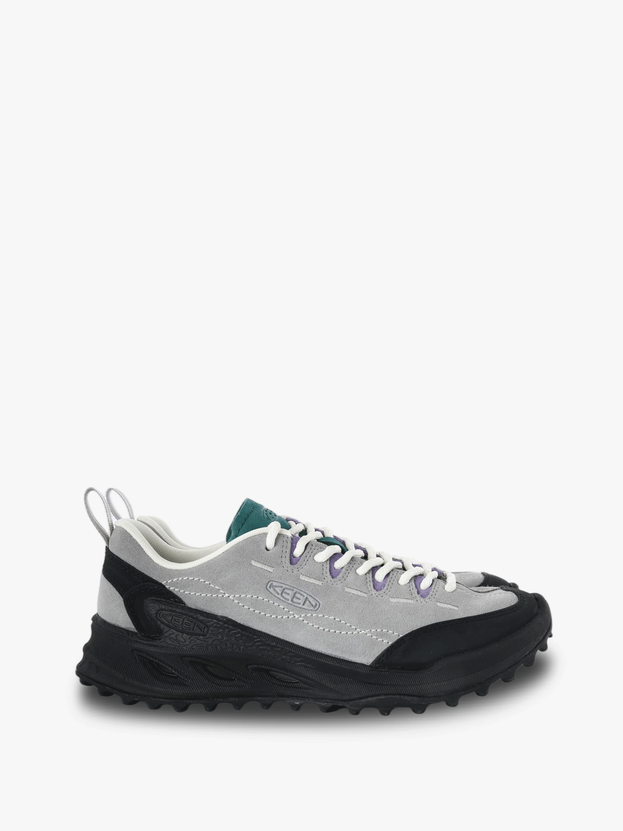 Grey shoes, side view