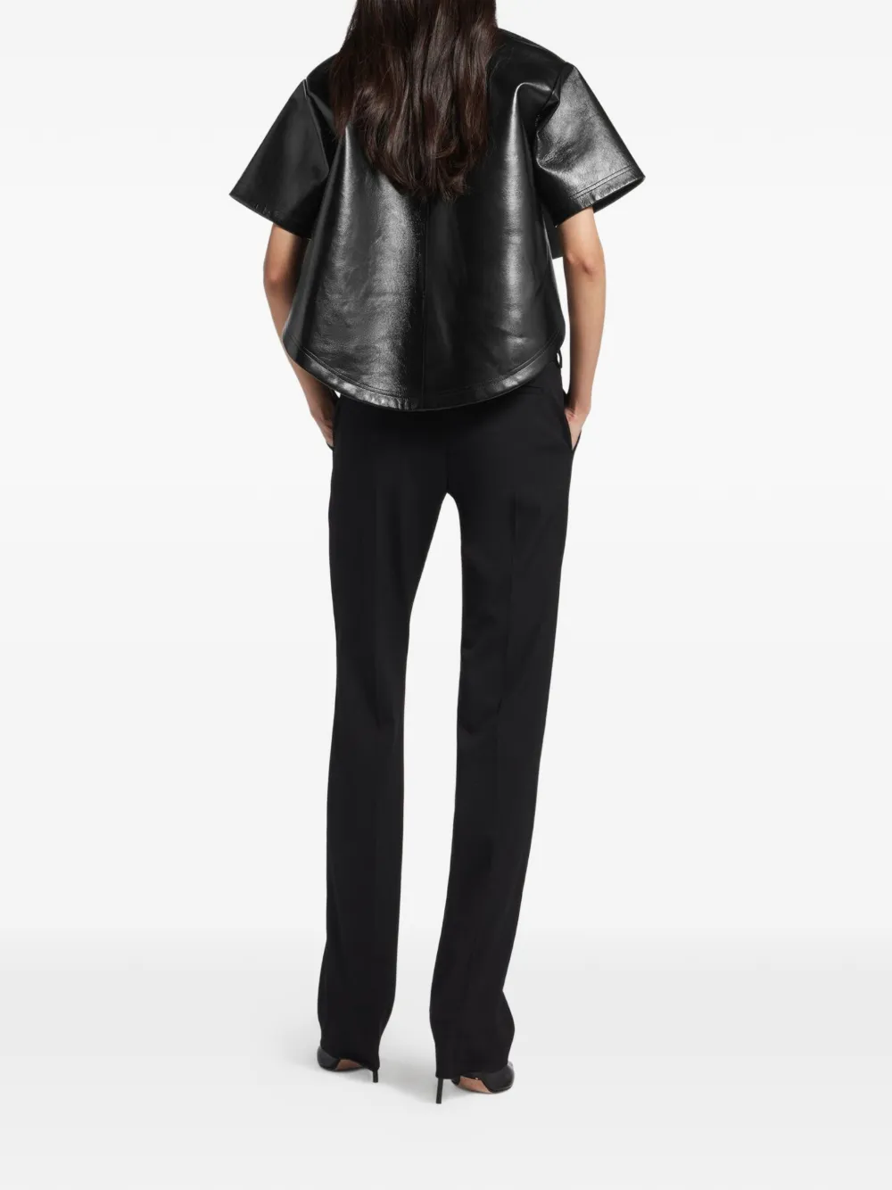 Black pant, full body view