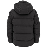 Black jacket, back view