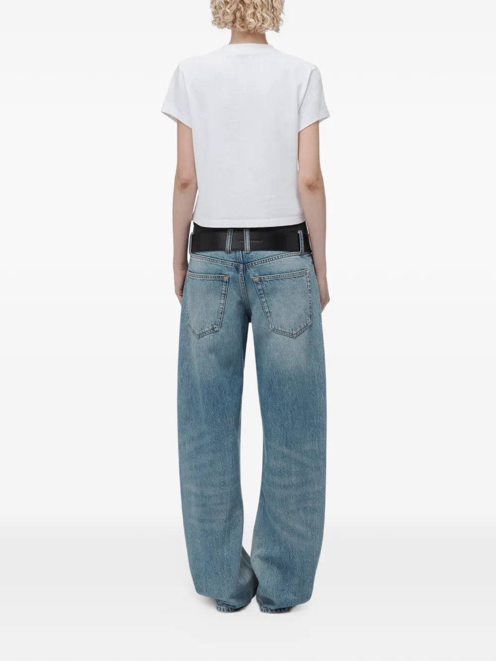 White t-shirt, front view