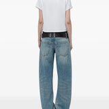 White t-shirt, front view