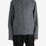 Grey jacket, full body view