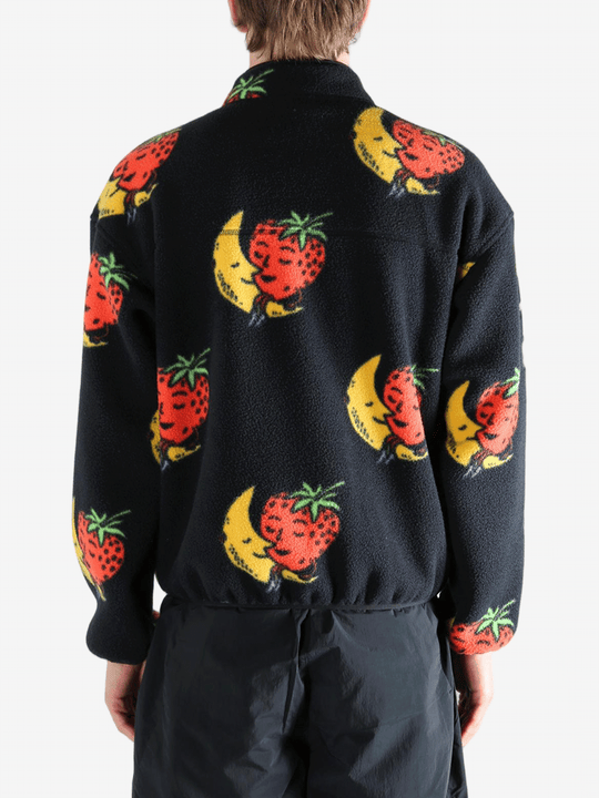 Black jacket, back view