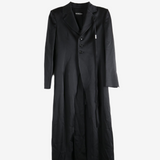 Black coat,front view