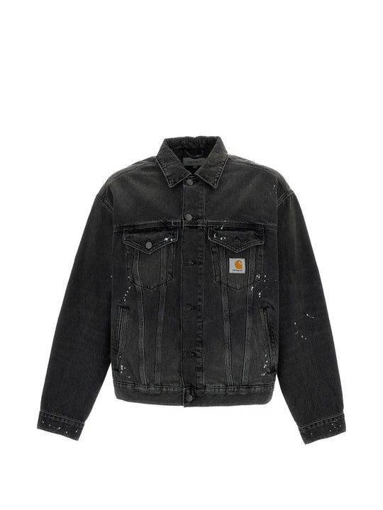 Black jacket, front view