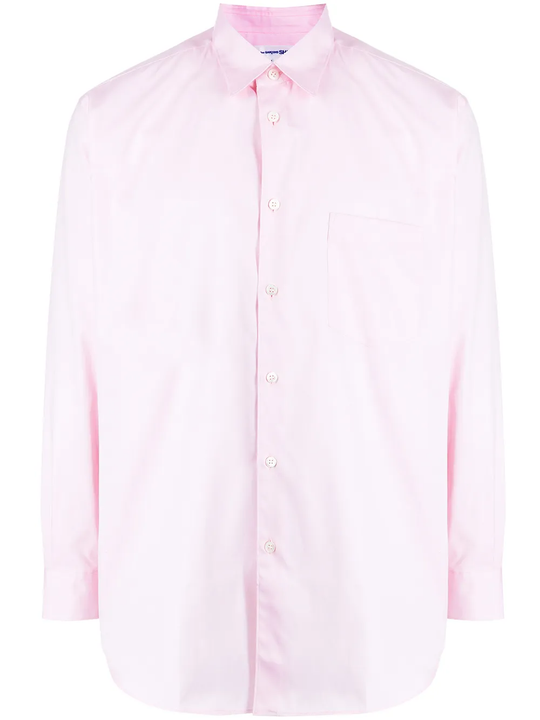 Pink shirt, front view