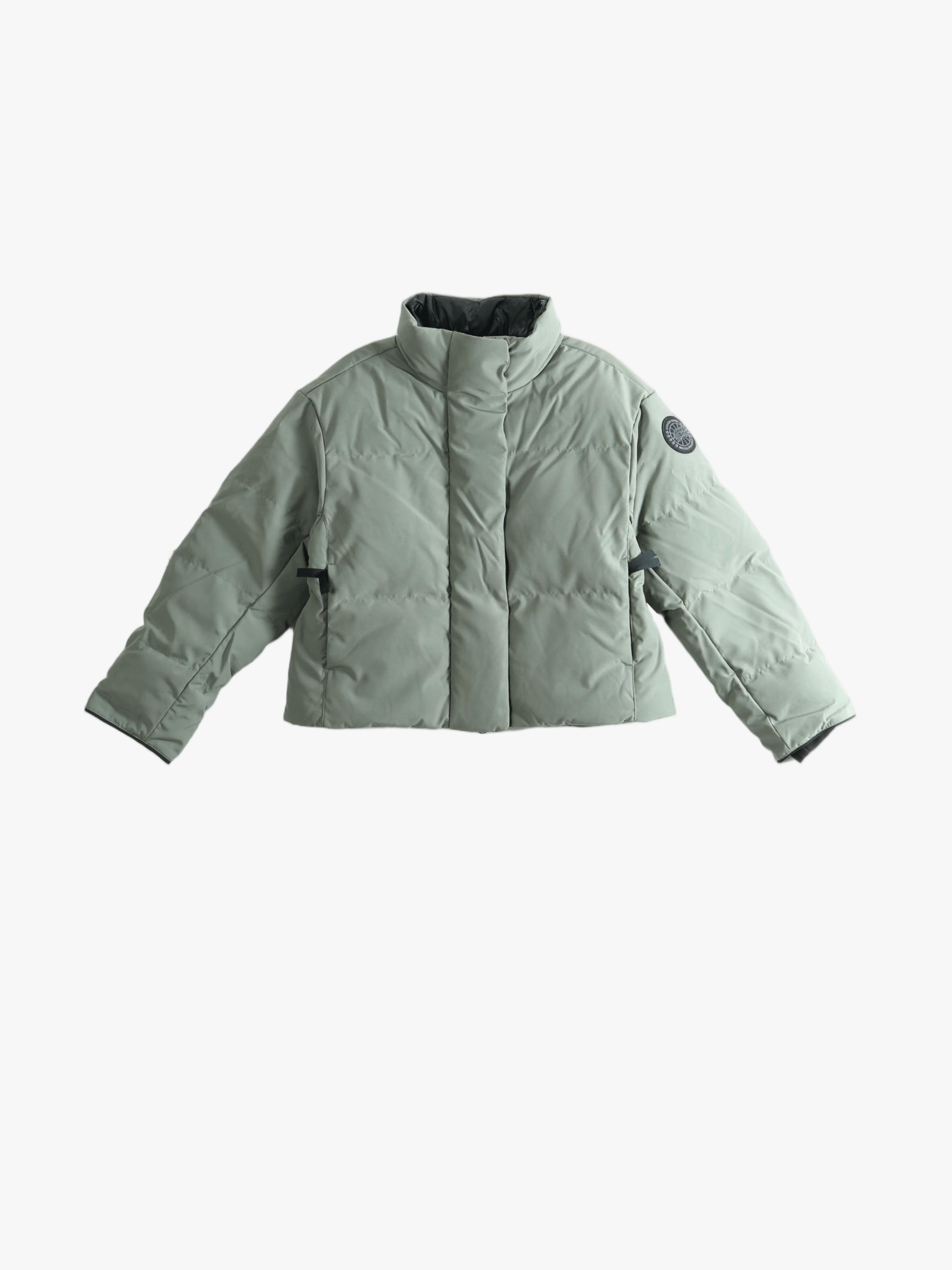 Green jacket, front view