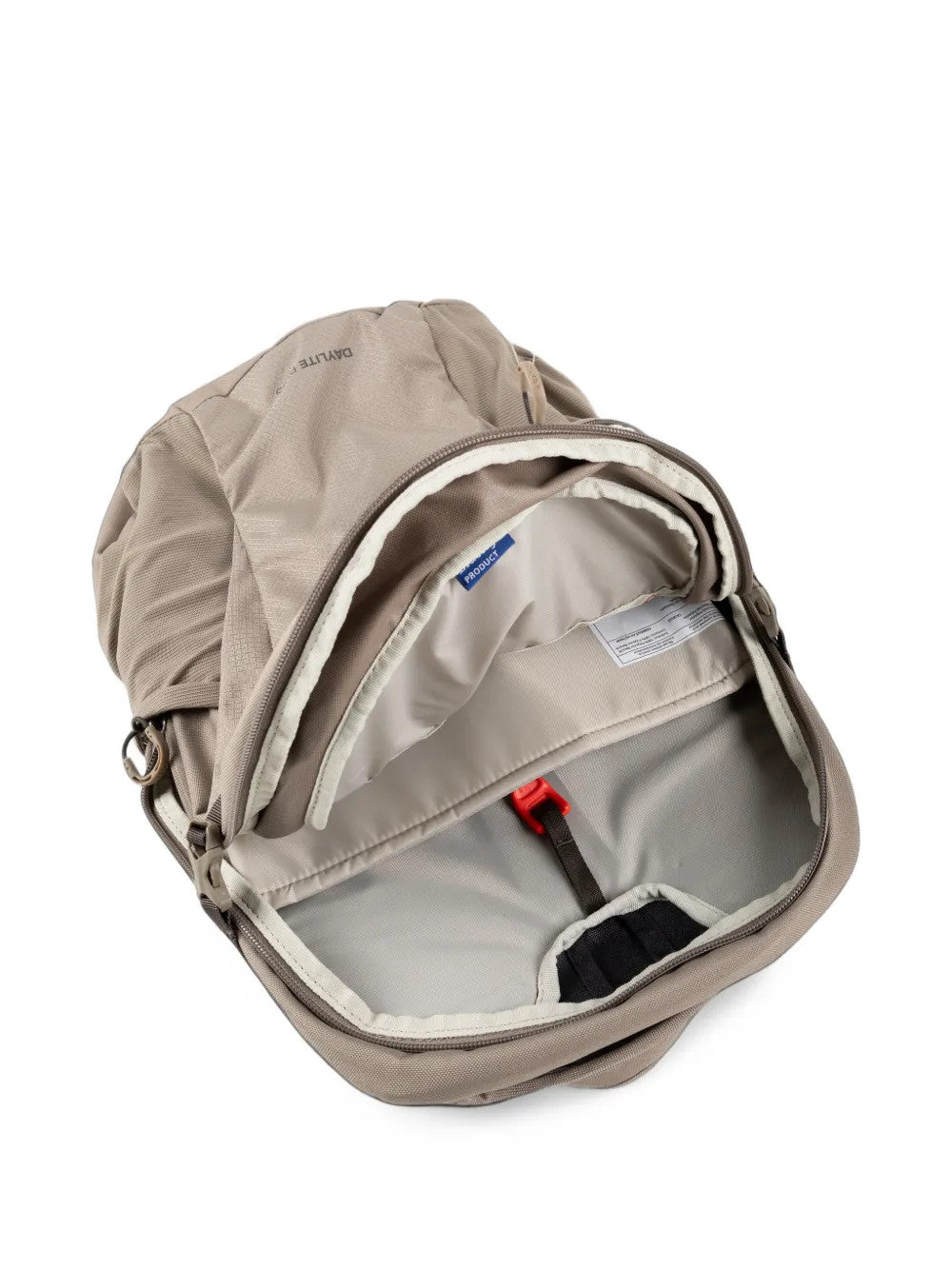 Tan bag, front view