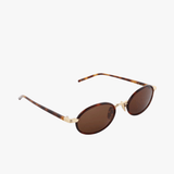Brown eyewear, front view