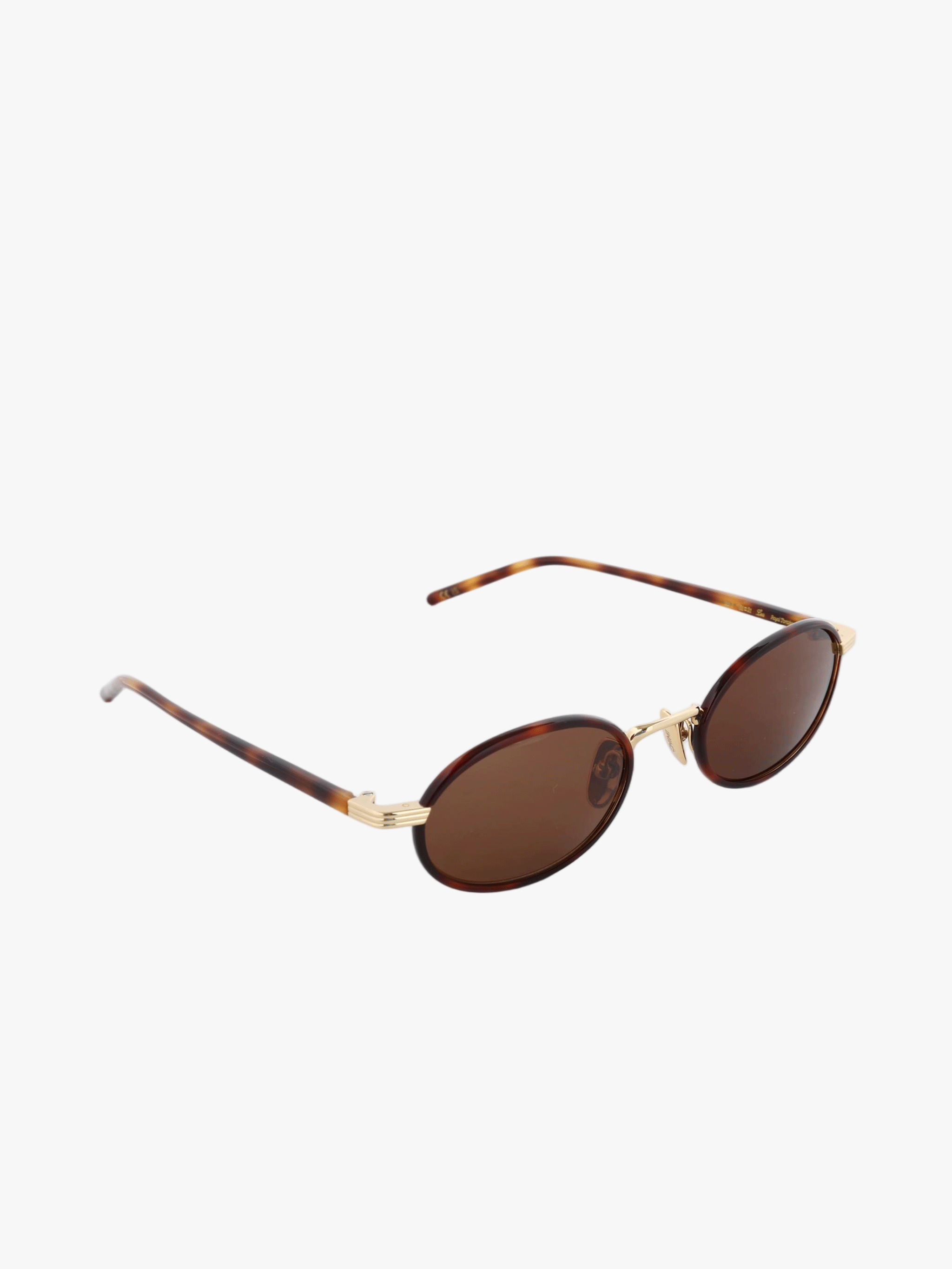Brown eyewear, front view