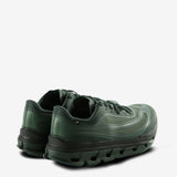 Green shoe,back view