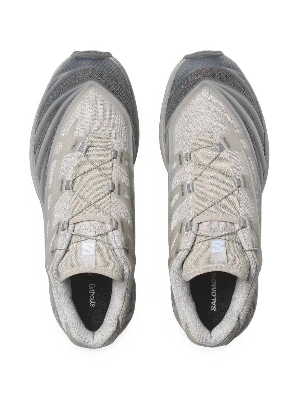 Grey shoes, front view