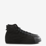 Black sneaker, front view