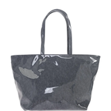 Gray tote bag,back view