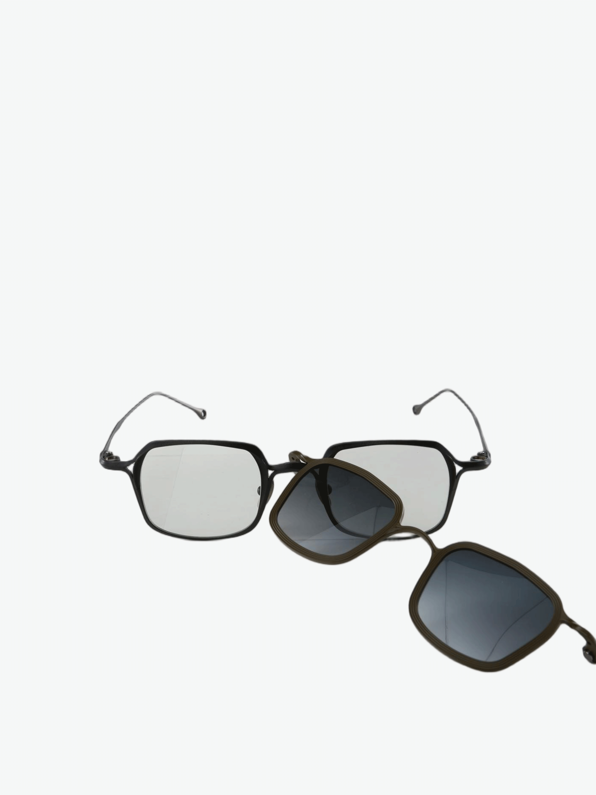 Brown eyewear, front view