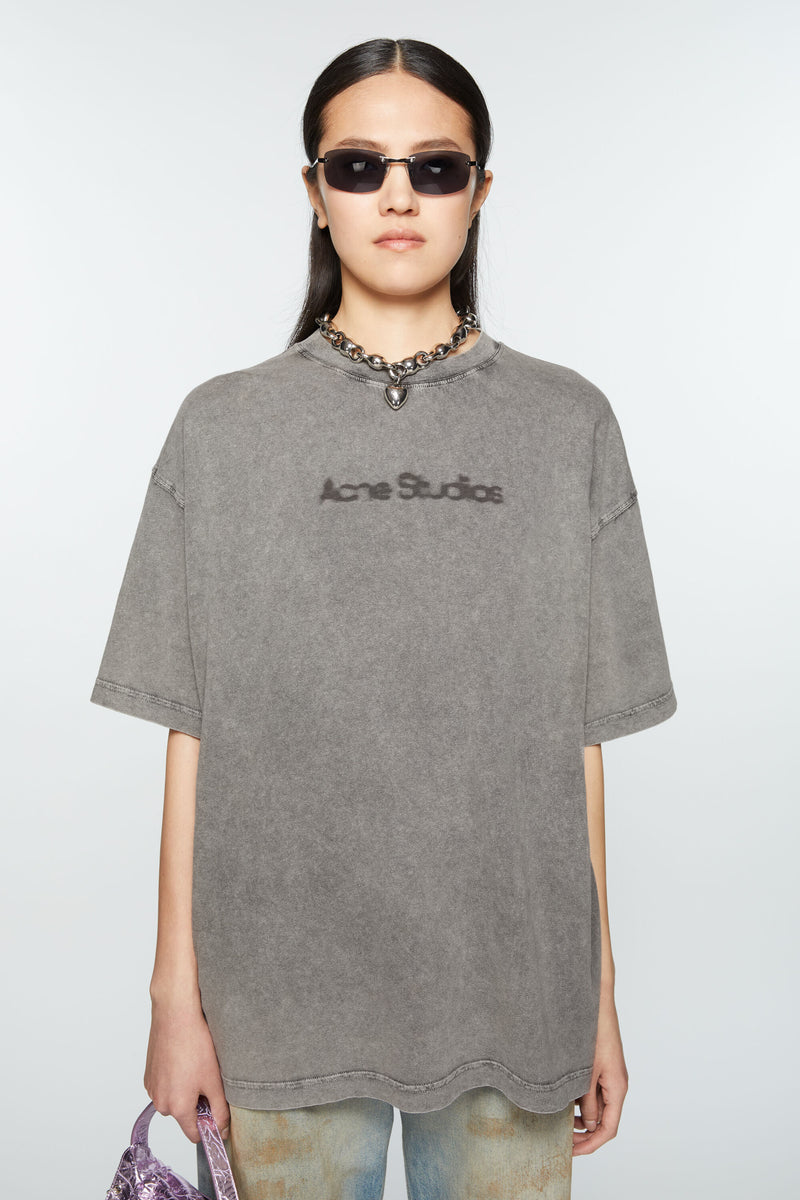 ACNE STUDIOS - Blurred Logo T-shirt