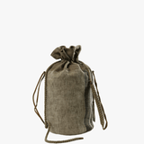 Tan bag, front view