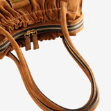 Brown handbag,front view