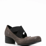 Brown shoes, side view