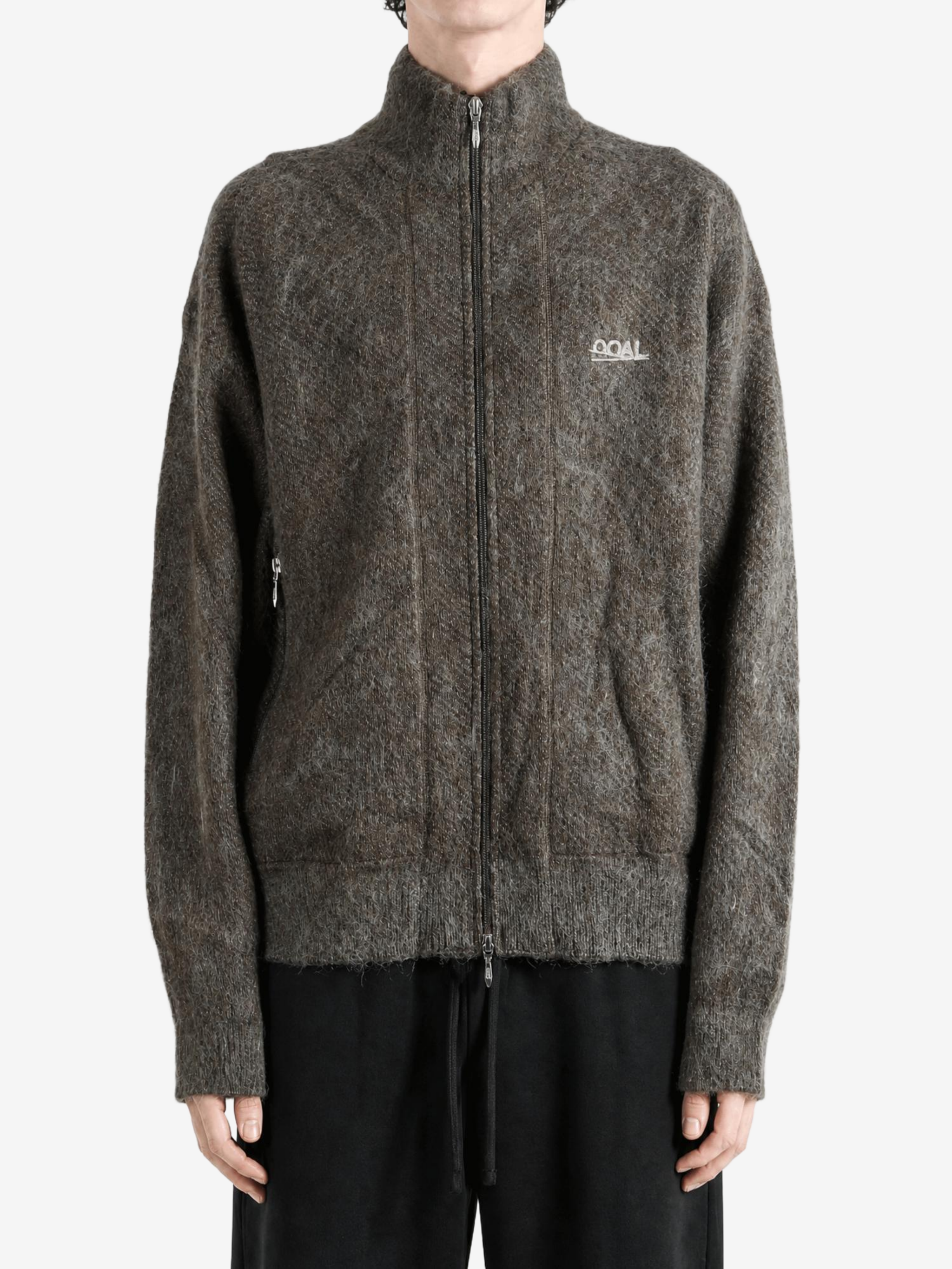 Brown jacket, front view