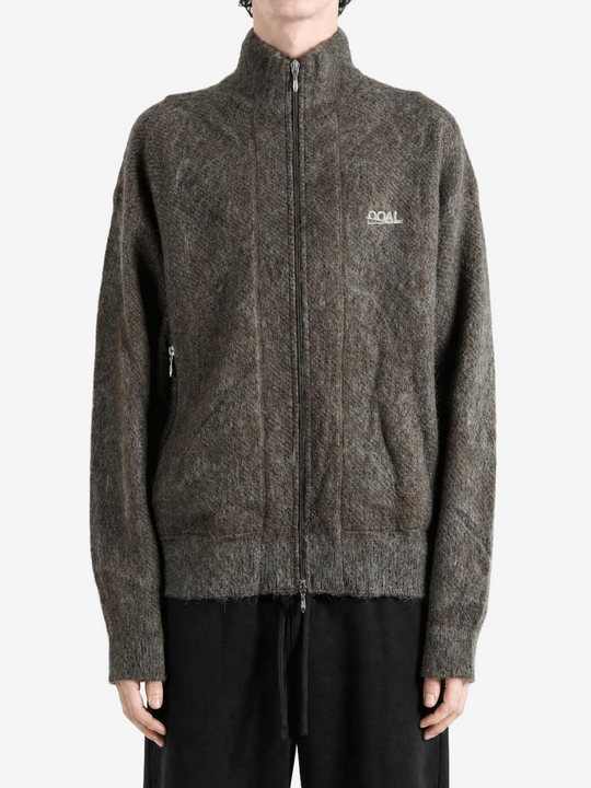 Brown jacket, front view