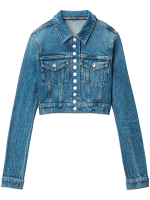 ALEXANDER WANG - Women Snap Front Shrunken Truck Jacket