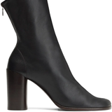 Black boots, front view