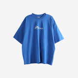 Blue t-shirt, front view