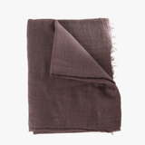 Purple scarf, front view