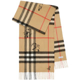 Tan scarf, front view