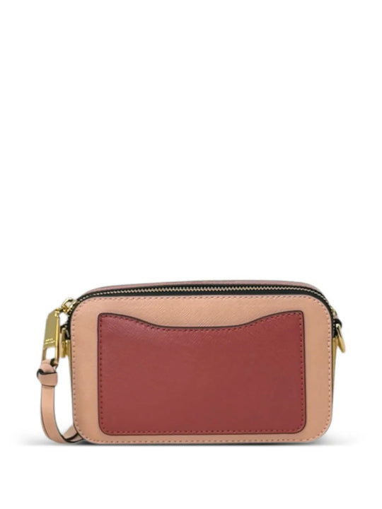 Tan bag, front view