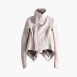 Tan jacket, front view