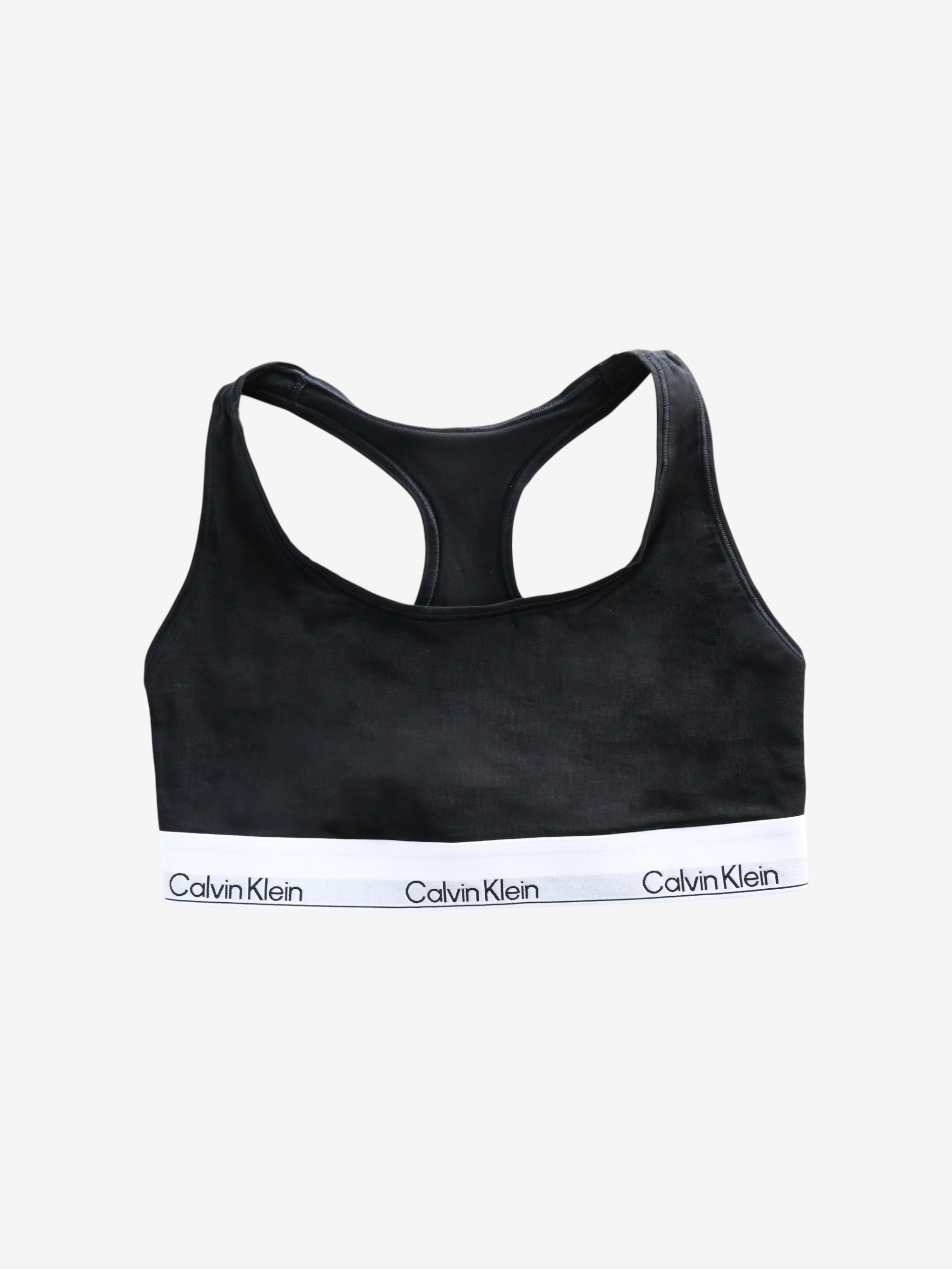 Black activewear, front view