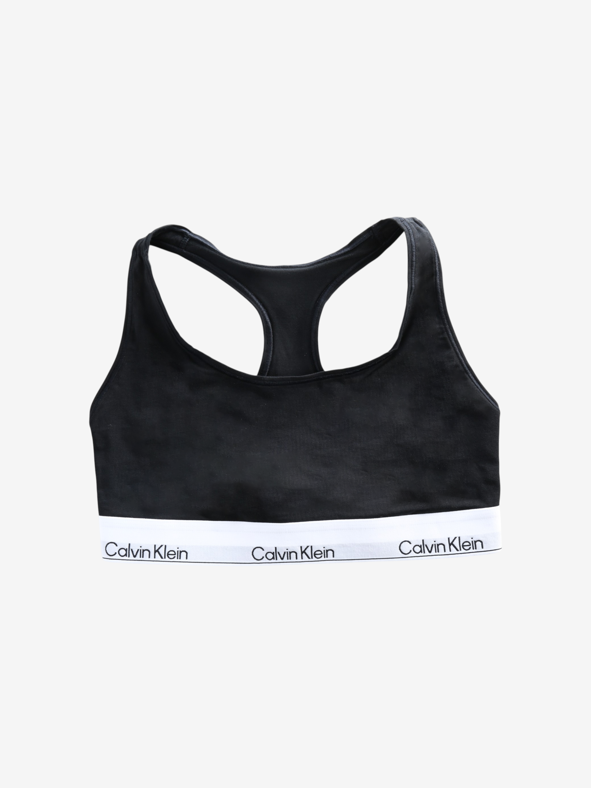 Black activewear, front view