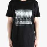 Black t-shirt, front view