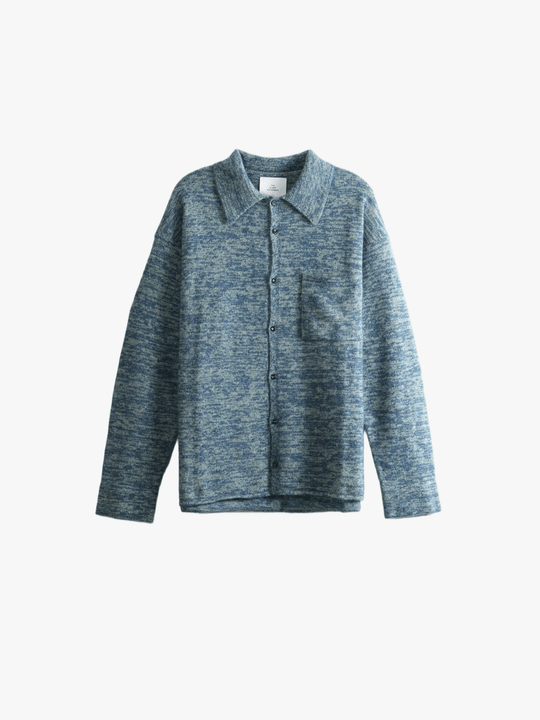Blue shirt, front view