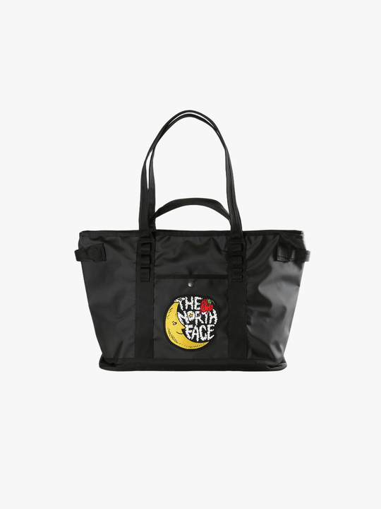 Black tote bag,front view