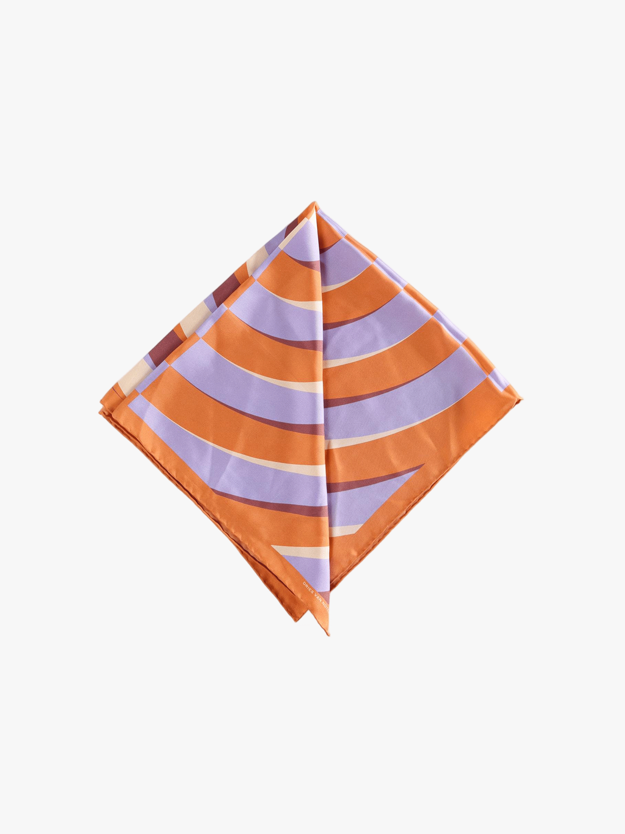 Orange scarf,front view