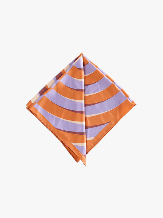 Orange scarf,front view