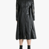 Black coat,full body view