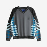 Grey jumper, front view