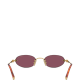 Red sunglasses,back view