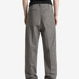 Grey pants, full body view