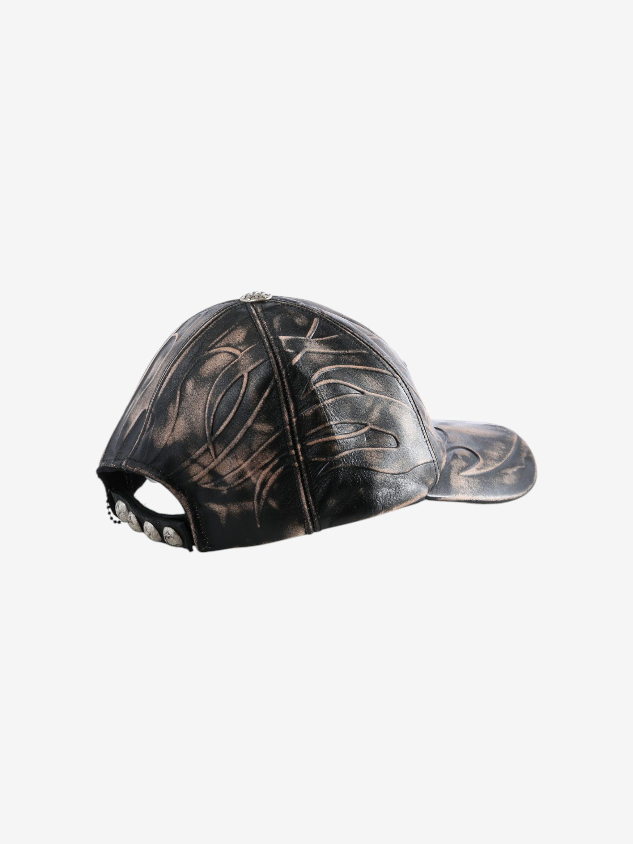 Black hat, side view