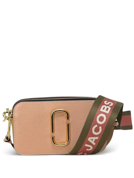 Tan bag, front view